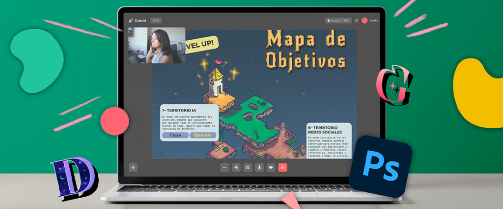 Mapa de Objetivos Entrenamiento de Portfolio para Diseñadores Gráficos con PS